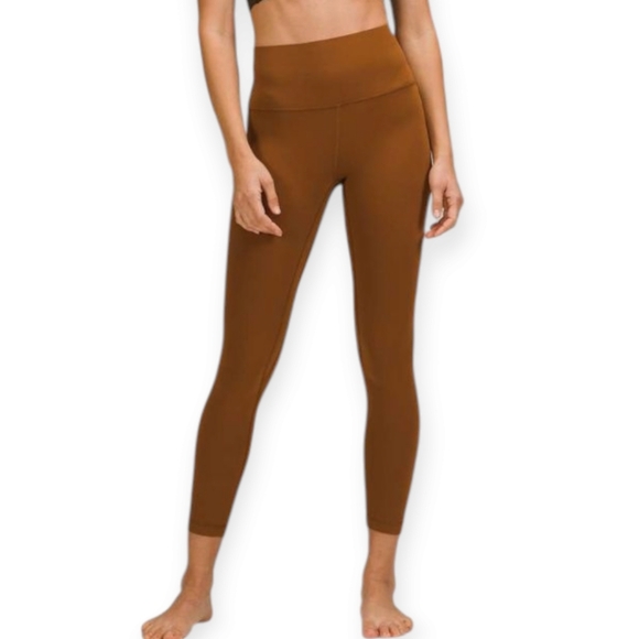 Lululemon Align High Rise 25" Leggings in Copper Brown 2 - Picture 1 of 15